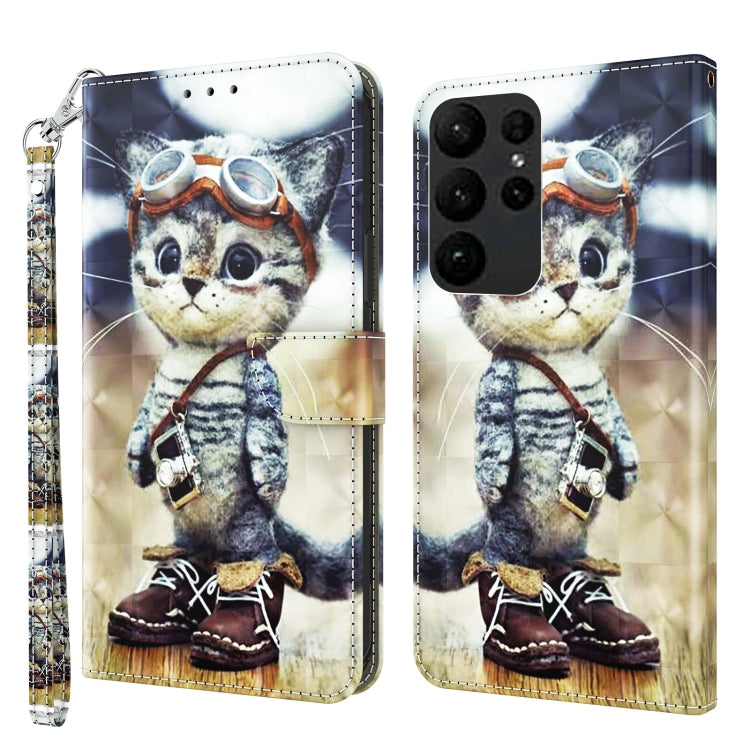3D Painted Leather Phone Case, For Samsung Galaxy S23 5G, For Samsung Galaxy S23+ 5G, For Samsung Galaxy S23 Ultra, For Samsung Galaxy A14 5G
