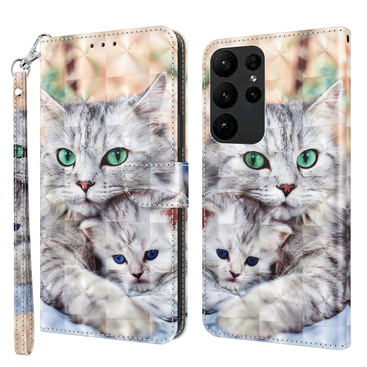 3D Painted Leather Phone Case, For Samsung Galaxy S23 5G, For Samsung Galaxy S23+ 5G, For Samsung Galaxy S23 Ultra, For Samsung Galaxy A14 5G