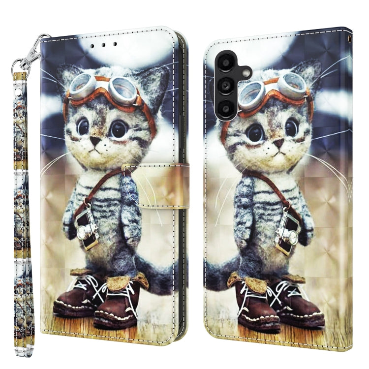 3D Painted Leather Phone Case, For Samsung Galaxy S23 5G, For Samsung Galaxy S23+ 5G, For Samsung Galaxy S23 Ultra, For Samsung Galaxy A14 5G