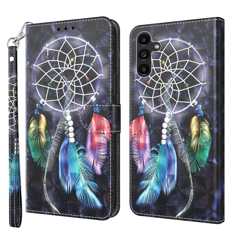 3D Painted Leather Phone Case, For Samsung Galaxy S23 5G, For Samsung Galaxy S23+ 5G, For Samsung Galaxy S23 Ultra, For Samsung Galaxy A14 5G
