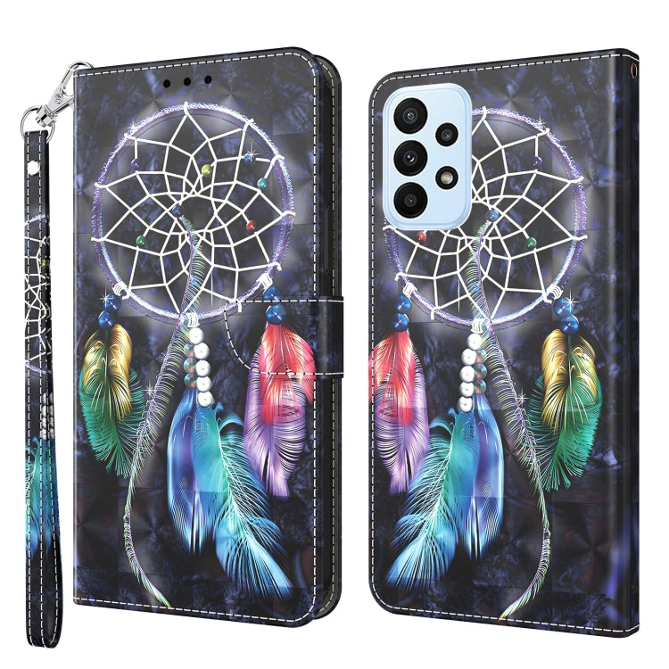3D Painted Leather Phone Case, For Samsung Galaxy A23e, For Samsung Galaxy A04, For Samsung Galaxy A04s, For Xiaomi Redmi A1 2022