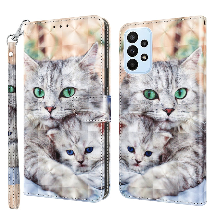 3D Painted Leather Phone Case, For Samsung Galaxy A23e, For Samsung Galaxy A04, For Samsung Galaxy A04s, For Xiaomi Redmi A1 2022