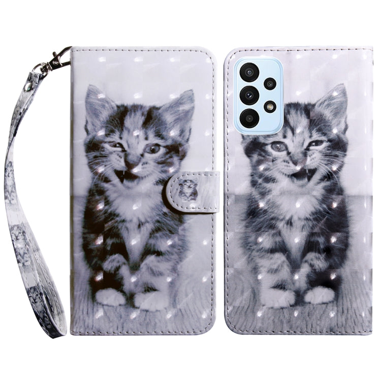 3D Painted Leather Phone Case, For Samsung Galaxy A23e, For Samsung Galaxy A04, For Samsung Galaxy A04s, For Xiaomi Redmi A1 2022