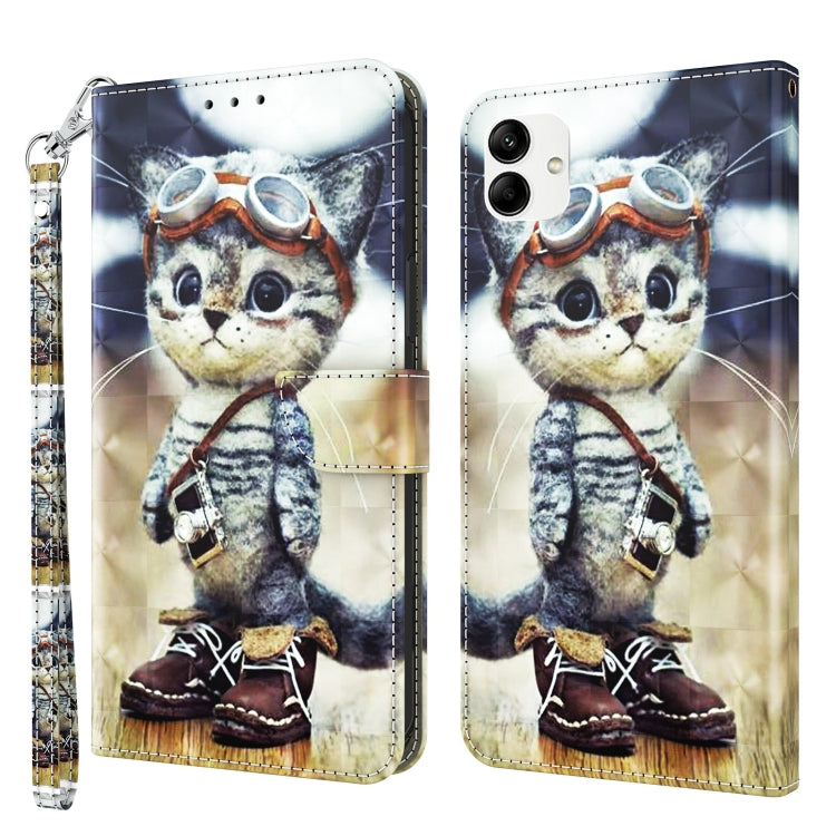 3D Painted Leather Phone Case, For Samsung Galaxy A23e, For Samsung Galaxy A04, For Samsung Galaxy A04s, For Xiaomi Redmi A1 2022