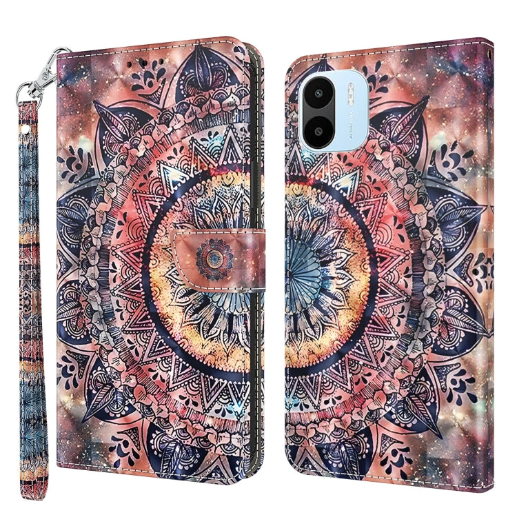 3D Painted Leather Phone Case, For Samsung Galaxy A23e, For Samsung Galaxy A04, For Samsung Galaxy A04s, For Xiaomi Redmi A1 2022