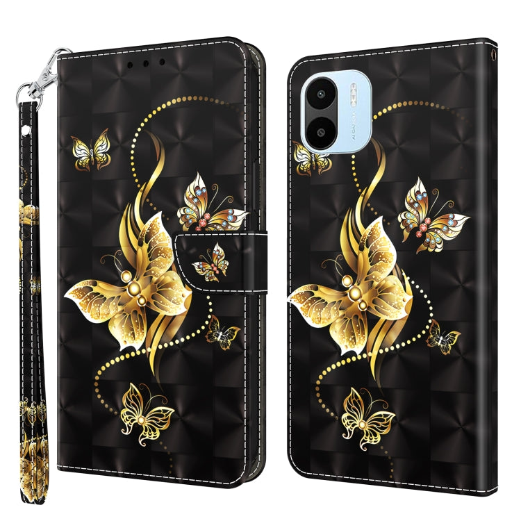 3D Painted Leather Phone Case, For Samsung Galaxy A23e, For Samsung Galaxy A04, For Samsung Galaxy A04s, For Xiaomi Redmi A1 2022