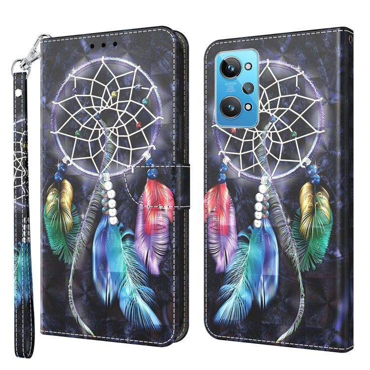 3D Painted Leather Phone Case, For Realme GT2 / GT Neo2 / GT Neo 3T, For Realme GT2 Pro, For Sony Xperia 5 IV, For Motorola Moto E22