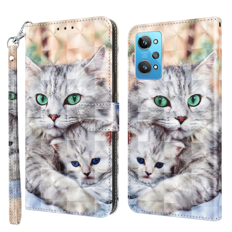 3D Painted Leather Phone Case, For Realme GT2 / GT Neo2 / GT Neo 3T, For Realme GT2 Pro, For Sony Xperia 5 IV, For Motorola Moto E22