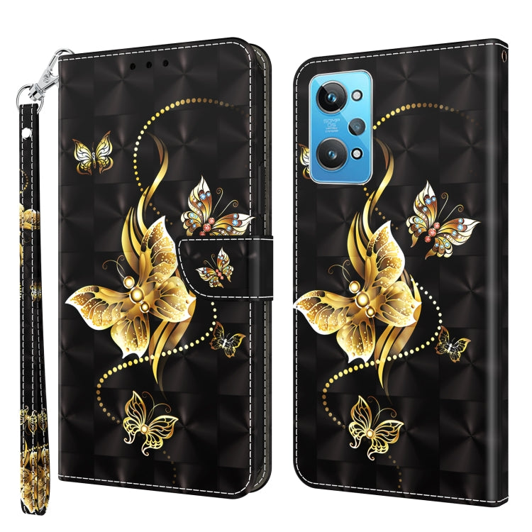 3D Painted Leather Phone Case, For Realme GT2 / GT Neo2 / GT Neo 3T, For Realme GT2 Pro, For Sony Xperia 5 IV, For Motorola Moto E22