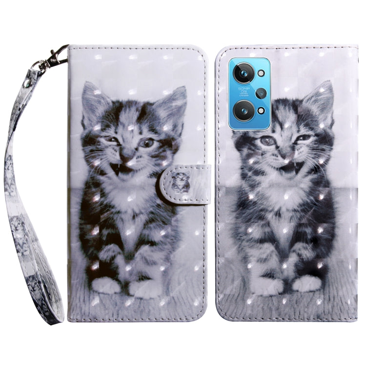 3D Painted Leather Phone Case, For Realme GT2 / GT Neo2 / GT Neo 3T, For Realme GT2 Pro, For Sony Xperia 5 IV, For Motorola Moto E22