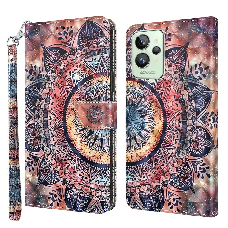 3D Painted Leather Phone Case, For Realme GT2 / GT Neo2 / GT Neo 3T, For Realme GT2 Pro, For Sony Xperia 5 IV, For Motorola Moto E22