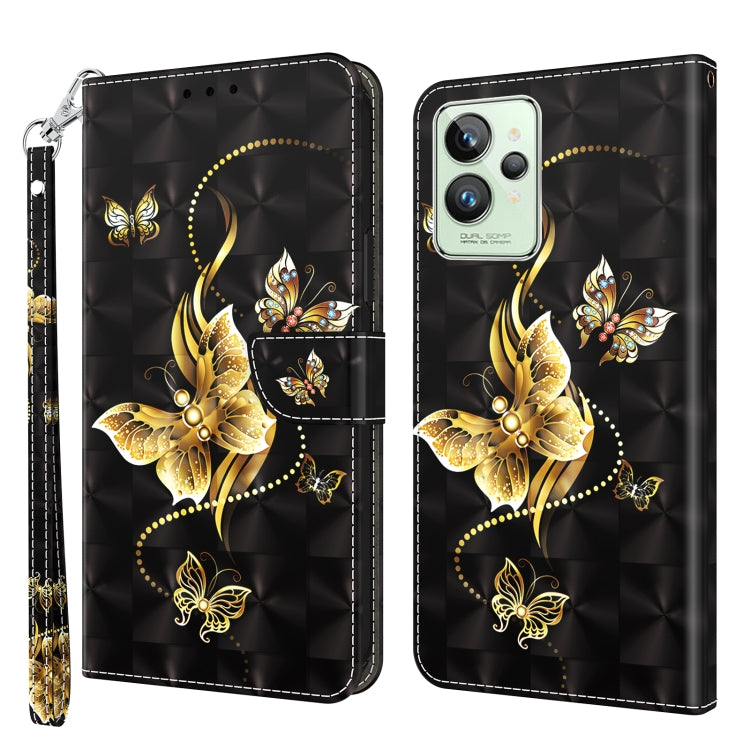 3D Painted Leather Phone Case, For Realme GT2 / GT Neo2 / GT Neo 3T, For Realme GT2 Pro, For Sony Xperia 5 IV, For Motorola Moto E22
