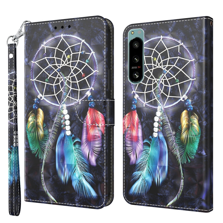 3D Painted Leather Phone Case, For Realme GT2 / GT Neo2 / GT Neo 3T, For Realme GT2 Pro, For Sony Xperia 5 IV, For Motorola Moto E22