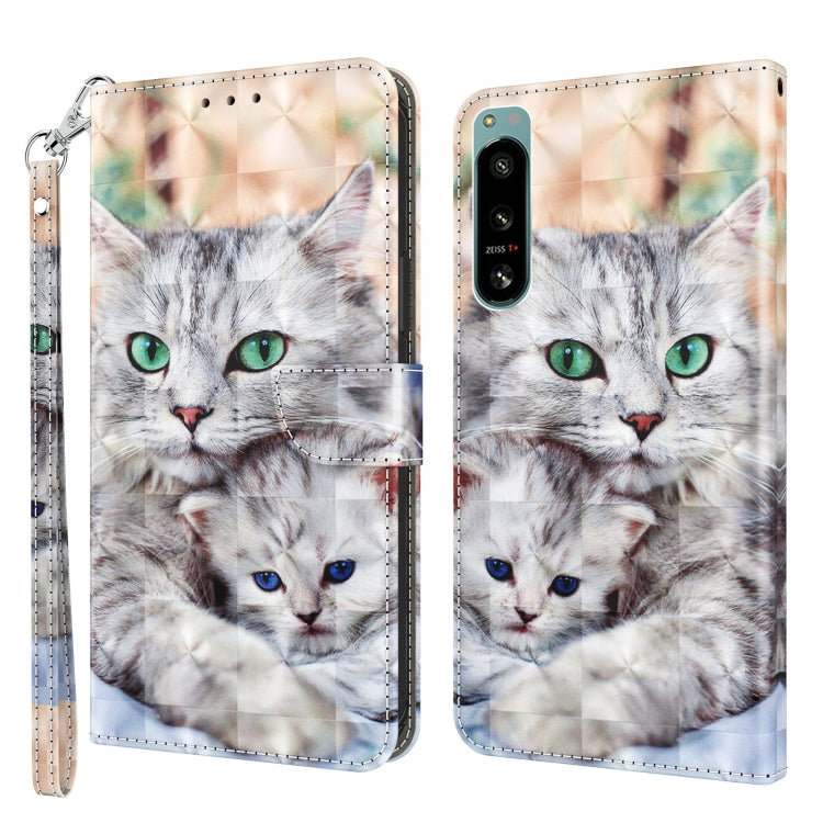 3D Painted Leather Phone Case, For Realme GT2 / GT Neo2 / GT Neo 3T, For Realme GT2 Pro, For Sony Xperia 5 IV, For Motorola Moto E22