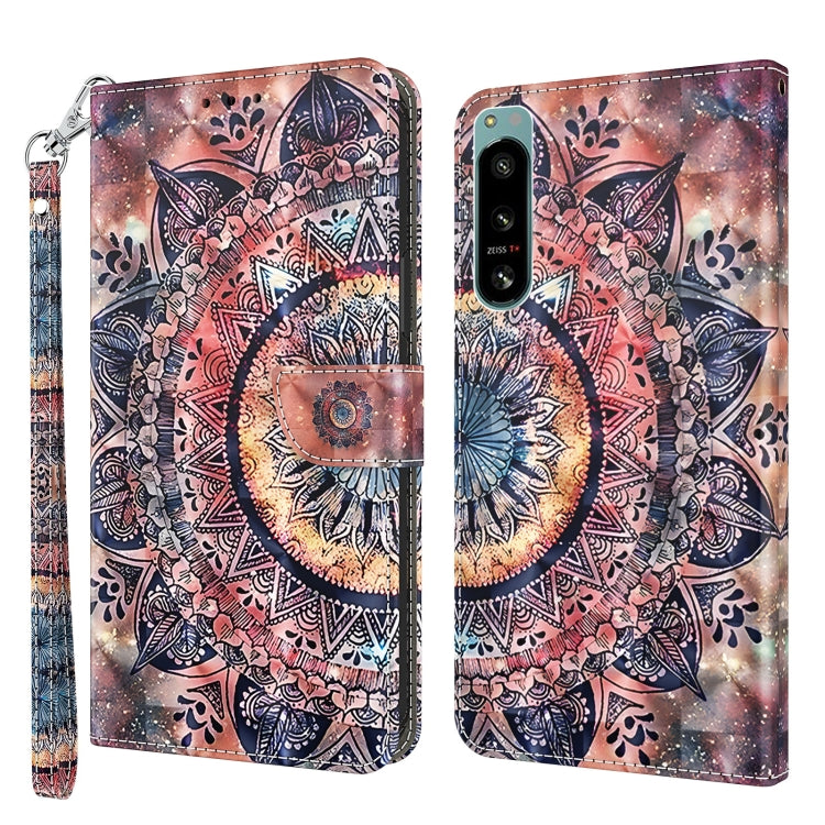 3D Painted Leather Phone Case, For Realme GT2 / GT Neo2 / GT Neo 3T, For Realme GT2 Pro, For Sony Xperia 5 IV, For Motorola Moto E22