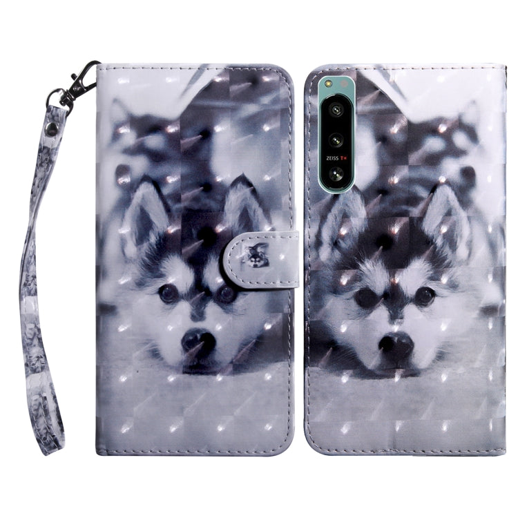 3D Painted Leather Phone Case, For Realme GT2 / GT Neo2 / GT Neo 3T, For Realme GT2 Pro, For Sony Xperia 5 IV, For Motorola Moto E22