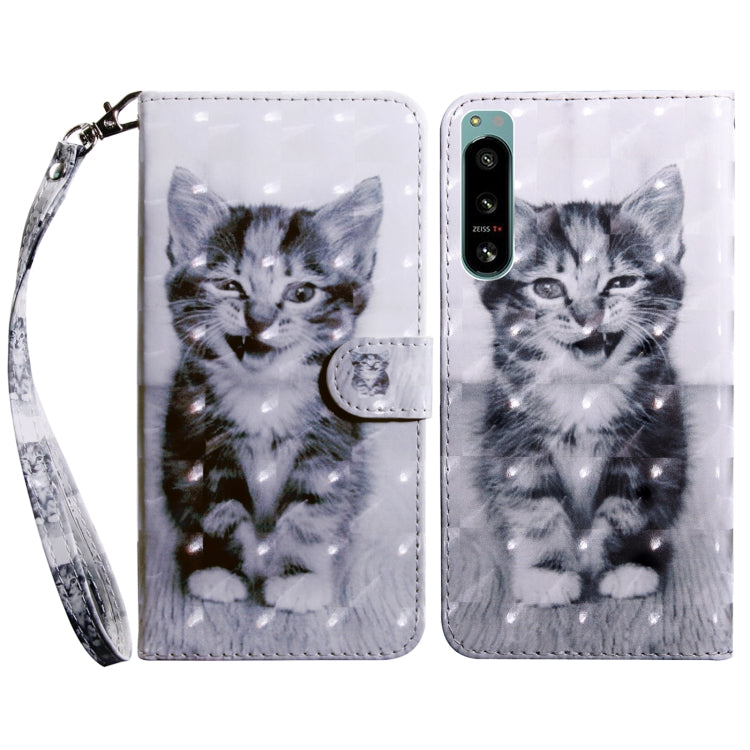 3D Painted Leather Phone Case, For Realme GT2 / GT Neo2 / GT Neo 3T, For Realme GT2 Pro, For Sony Xperia 5 IV, For Motorola Moto E22