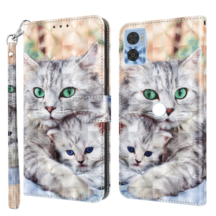 3D Painted Leather Phone Case, For Realme GT2 / GT Neo2 / GT Neo 3T, For Realme GT2 Pro, For Sony Xperia 5 IV, For Motorola Moto E22