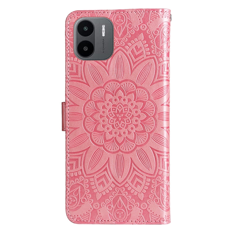 Embossed Sunflower Leather Phone Case, For Xiaomi Redmi A1 4G, For Xiaomi 12T / 12T Pro / Redmi K50 Ultra