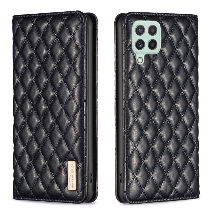 Diamond Lattice Magnetic Leather Flip Phone Case, For Samsung Galaxy A03 166mm, For Samsung Galaxy A03s / A02s, For Samsung Galaxy A04 4G, For Samsung Galaxy A12, For Samsung Galaxy A13 5G / 4G, For Samsung Galaxy A14 5G, For Samsung Galaxy A22 4G     ...