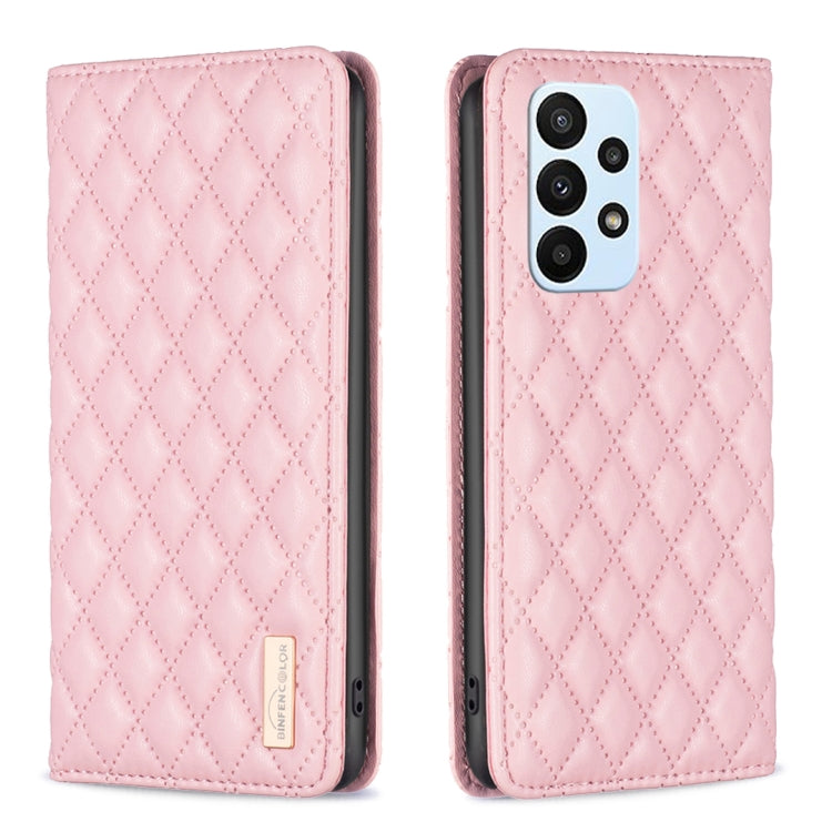 Diamond Lattice Magnetic Leather Flip Phone Case, For Samsung Galaxy A23 / M23 / M13 4G, For Samsung Galaxy A23e, For Samsung Galaxy A31, For Samsung Galaxy A32 4G, For Samsung Galaxy A32 5G, For Samsung Galaxy A33, For Samsung Galaxy A41              ...