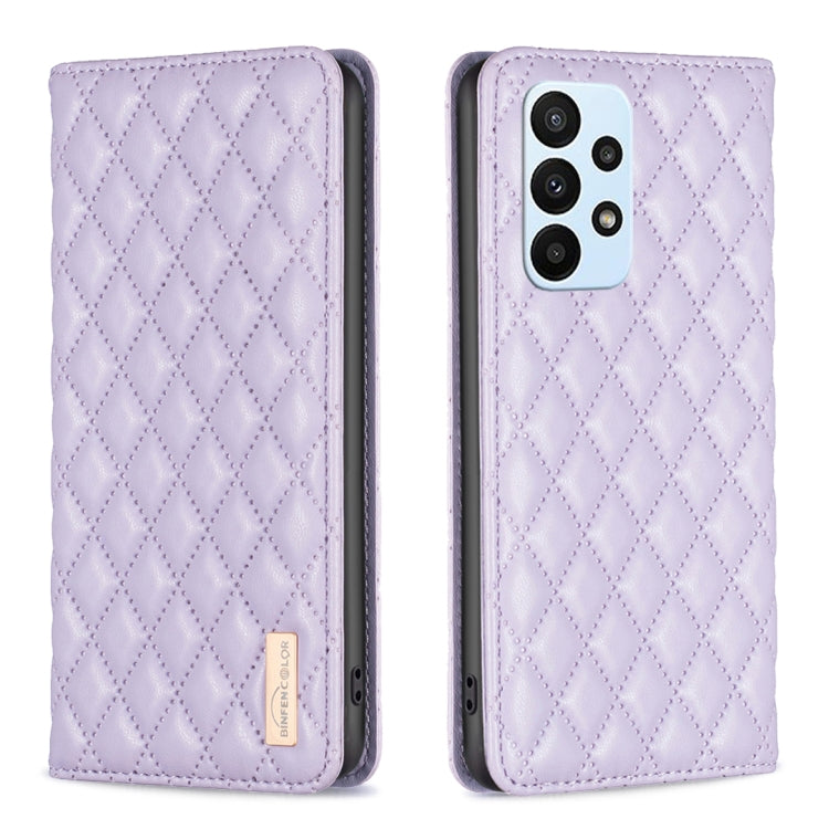 Diamond Lattice Magnetic Leather Flip Phone Case, For Samsung Galaxy A23 / M23 / M13 4G, For Samsung Galaxy A23e, For Samsung Galaxy A31, For Samsung Galaxy A32 4G, For Samsung Galaxy A32 5G, For Samsung Galaxy A33, For Samsung Galaxy A41              ...