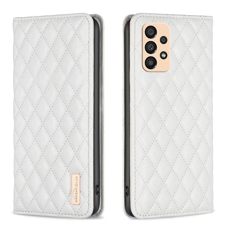 Diamond Lattice Magnetic Leather Flip Phone Case, For Samsung Galaxy A23 / M23 / M13 4G, For Samsung Galaxy A23e, For Samsung Galaxy A31, For Samsung Galaxy A32 4G, For Samsung Galaxy A32 5G, For Samsung Galaxy A33, For Samsung Galaxy A41              ...