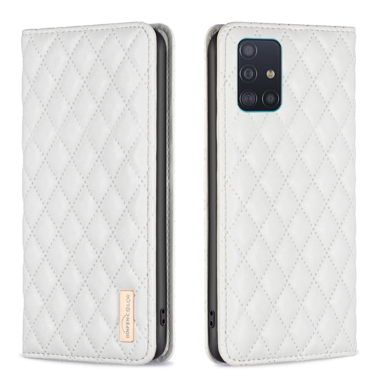Diamond Lattice Magnetic Leather Flip Phone Case, For Samsung Galaxy A51 4G, For Samsung Galaxy A52 / A52s 5G, For Samsung Galaxy A53, For Samsung Galaxy A71 4G, For Samsung Galaxy A72 5G / 4G, For Samsung Galaxy A73 5G, For Samsung Galaxy S20+        ...