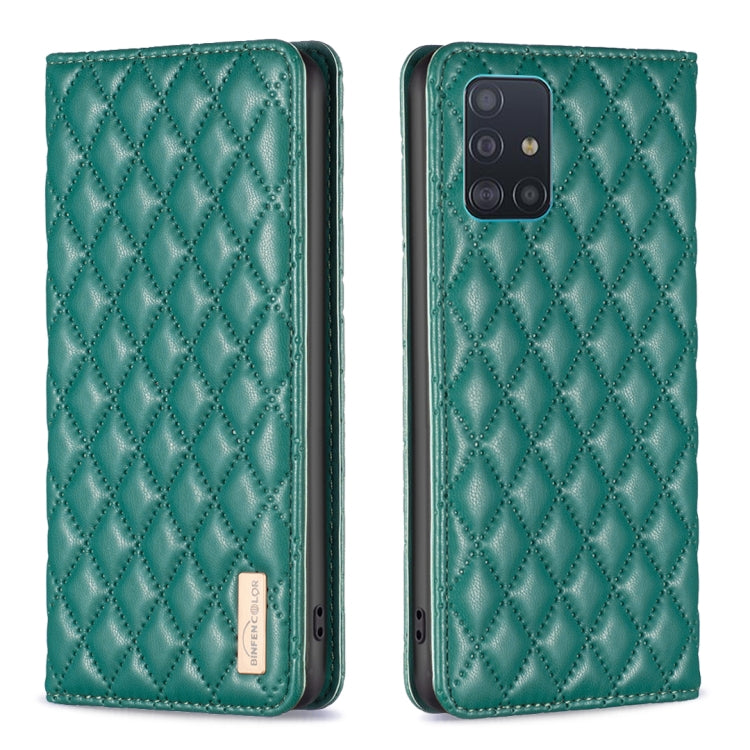 Diamond Lattice Magnetic Leather Flip Phone Case, For Samsung Galaxy A51 4G, For Samsung Galaxy A52 / A52s 5G, For Samsung Galaxy A53, For Samsung Galaxy A71 4G, For Samsung Galaxy A72 5G / 4G, For Samsung Galaxy A73 5G, For Samsung Galaxy S20+        ...