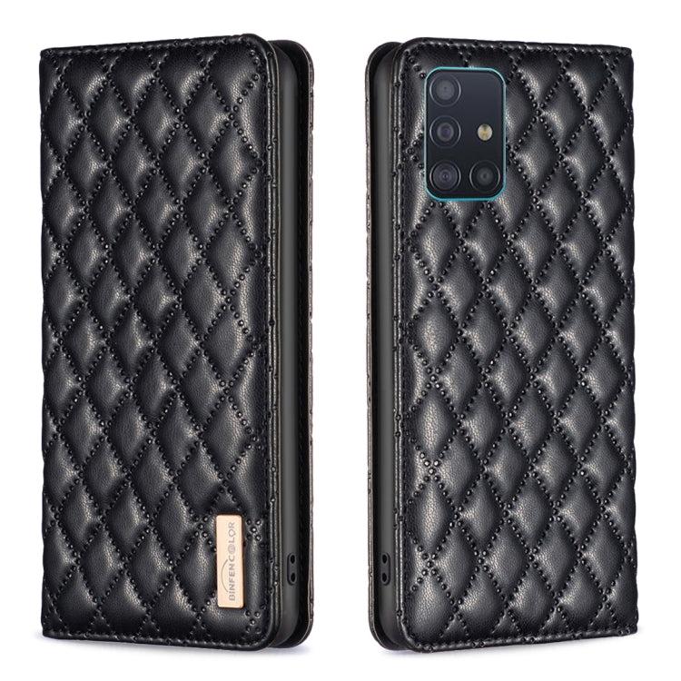 Diamond Lattice Magnetic Leather Flip Phone Case, For Samsung Galaxy A51 4G, For Samsung Galaxy A52 / A52s 5G, For Samsung Galaxy A53, For Samsung Galaxy A71 4G, For Samsung Galaxy A72 5G / 4G, For Samsung Galaxy A73 5G, For Samsung Galaxy S20+        ...