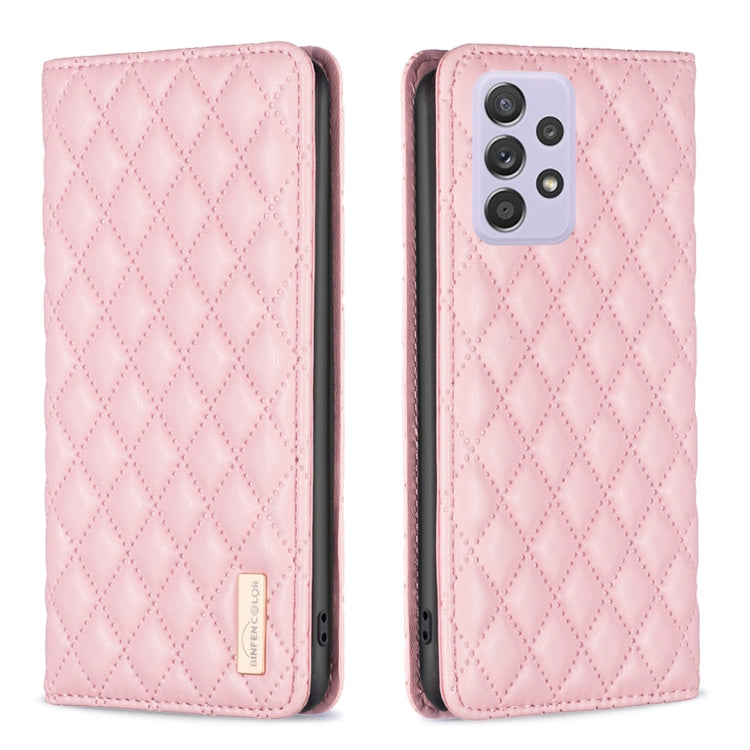 Diamond Lattice Magnetic Leather Flip Phone Case, For Samsung Galaxy A51 4G, For Samsung Galaxy A52 / A52s 5G, For Samsung Galaxy A53, For Samsung Galaxy A71 4G, For Samsung Galaxy A72 5G / 4G, For Samsung Galaxy A73 5G, For Samsung Galaxy S20+        ...