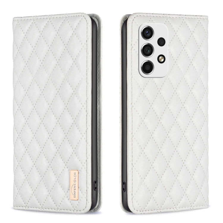 Diamond Lattice Magnetic Leather Flip Phone Case, For Samsung Galaxy A51 4G, For Samsung Galaxy A52 / A52s 5G, For Samsung Galaxy A53, For Samsung Galaxy A71 4G, For Samsung Galaxy A72 5G / 4G, For Samsung Galaxy A73 5G, For Samsung Galaxy S20+        ...