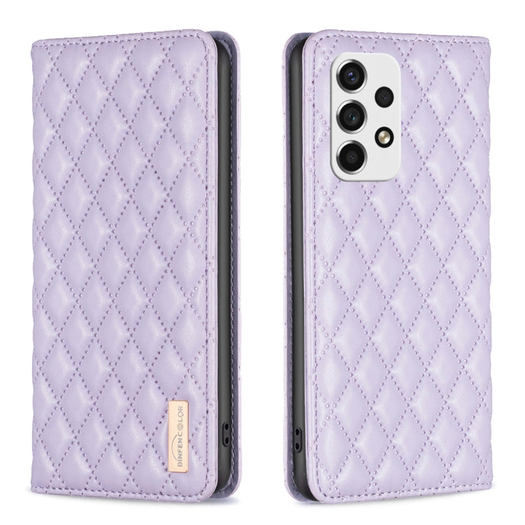 Diamond Lattice Magnetic Leather Flip Phone Case, For Samsung Galaxy A51 4G, For Samsung Galaxy A52 / A52s 5G, For Samsung Galaxy A53, For Samsung Galaxy A71 4G, For Samsung Galaxy A72 5G / 4G, For Samsung Galaxy A73 5G, For Samsung Galaxy S20+        ...