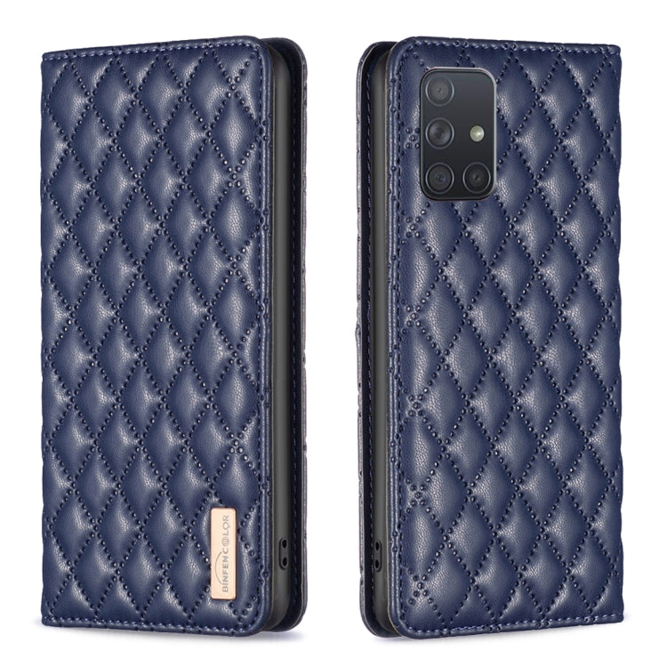 Diamond Lattice Magnetic Leather Flip Phone Case, For Samsung Galaxy A51 4G, For Samsung Galaxy A52 / A52s 5G, For Samsung Galaxy A53, For Samsung Galaxy A71 4G, For Samsung Galaxy A72 5G / 4G, For Samsung Galaxy A73 5G, For Samsung Galaxy S20+        ...
