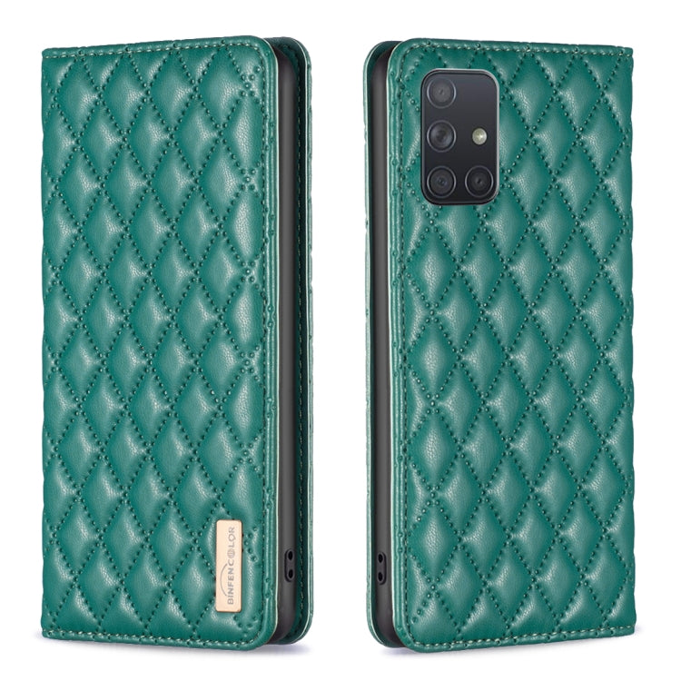 Diamond Lattice Magnetic Leather Flip Phone Case, For Samsung Galaxy A51 4G, For Samsung Galaxy A52 / A52s 5G, For Samsung Galaxy A53, For Samsung Galaxy A71 4G, For Samsung Galaxy A72 5G / 4G, For Samsung Galaxy A73 5G, For Samsung Galaxy S20+        ...