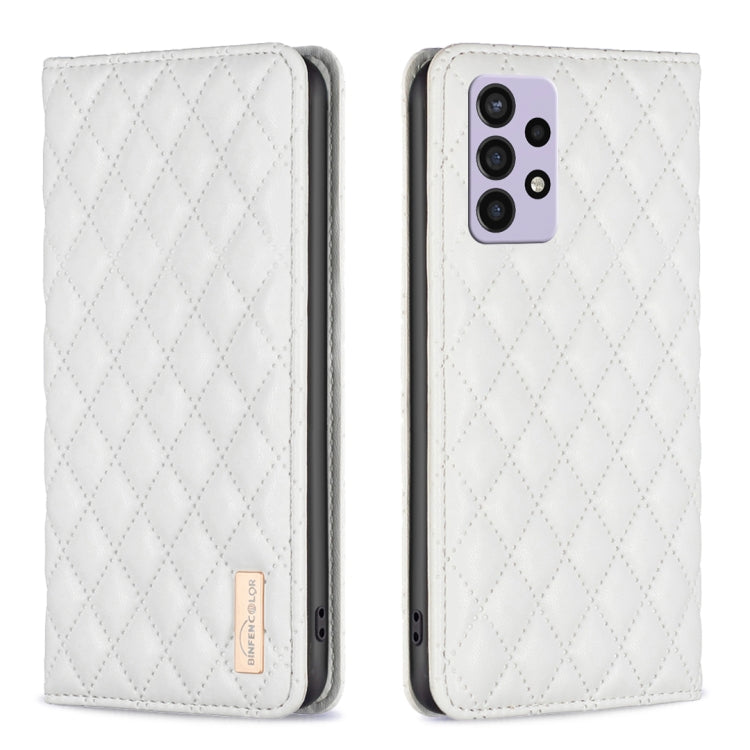 Diamond Lattice Magnetic Leather Flip Phone Case, For Samsung Galaxy A51 4G, For Samsung Galaxy A52 / A52s 5G, For Samsung Galaxy A53, For Samsung Galaxy A71 4G, For Samsung Galaxy A72 5G / 4G, For Samsung Galaxy A73 5G, For Samsung Galaxy S20+        ...