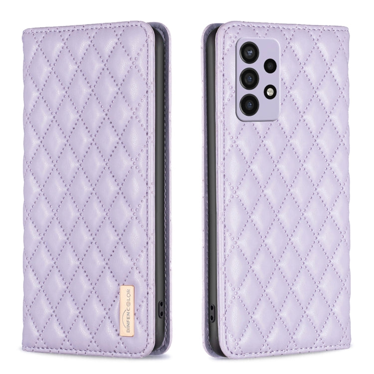 Diamond Lattice Magnetic Leather Flip Phone Case, For Samsung Galaxy A51 4G, For Samsung Galaxy A52 / A52s 5G, For Samsung Galaxy A53, For Samsung Galaxy A71 4G, For Samsung Galaxy A72 5G / 4G, For Samsung Galaxy A73 5G, For Samsung Galaxy S20+        ...