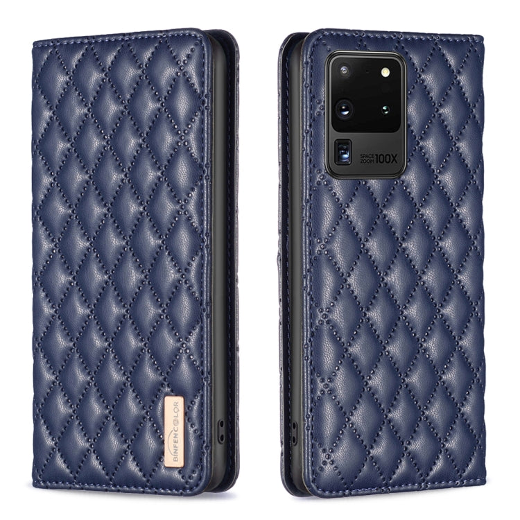 Diamond Lattice Magnetic Leather Flip Phone Case, For Samsung Galaxy A51 4G, For Samsung Galaxy A52 / A52s 5G, For Samsung Galaxy A53, For Samsung Galaxy A71 4G, For Samsung Galaxy A72 5G / 4G, For Samsung Galaxy A73 5G, For Samsung Galaxy S20+        ...