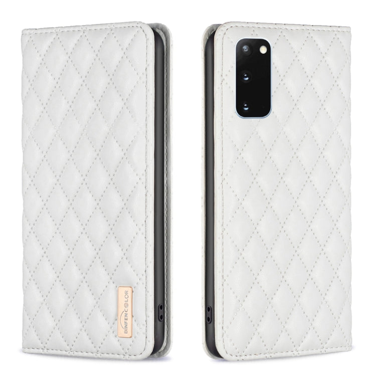 Diamond Lattice Magnetic Leather Flip Phone Case, For Samsung Galaxy S20 FE, For Samsung Galaxy S20, For Samsung Galaxy S21+ 5G, For Samsung Galaxy S21 Ultra 5G, For Samsung Galaxy S21 FE 5G, For Samsung Galaxy S21 5G, For Samsung Galaxy S22+ 5G       ...