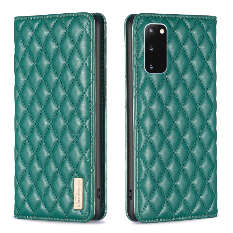 Diamond Lattice Magnetic Leather Flip Phone Case, For Samsung Galaxy S20 FE, For Samsung Galaxy S20, For Samsung Galaxy S21+ 5G, For Samsung Galaxy S21 Ultra 5G, For Samsung Galaxy S21 FE 5G, For Samsung Galaxy S21 5G, For Samsung Galaxy S22+ 5G       ...