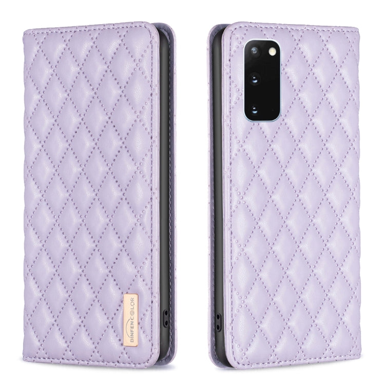 Diamond Lattice Magnetic Leather Flip Phone Case, For Samsung Galaxy S20 FE, For Samsung Galaxy S20, For Samsung Galaxy S21+ 5G, For Samsung Galaxy S21 Ultra 5G, For Samsung Galaxy S21 FE 5G, For Samsung Galaxy S21 5G, For Samsung Galaxy S22+ 5G       ...