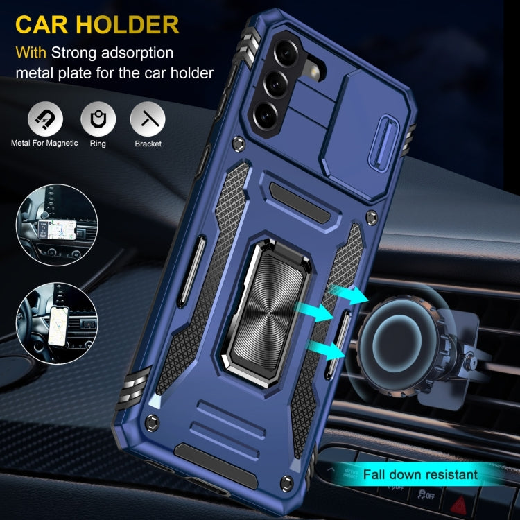Armor PC + TPU Camera Shield Phone Case, For Samsung Galaxy S23 5G, For Samsung Galaxy S23+ 5G, For Samsung Galaxy S23 Ultra 5G