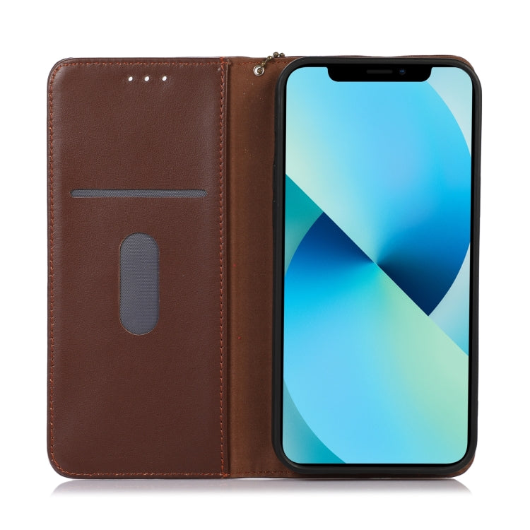 KHAZNEH Nappa Top Layer Cowhide Leather Phone Case, For Samsung Galaxy S23+ 5G, For Samsung Galaxy S23 Ultra 5G, For Samsung Galaxy S23 5G