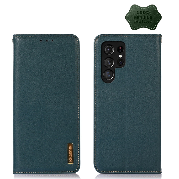 KHAZNEH Nappa Top Layer Cowhide Leather Phone Case, For Samsung Galaxy S23+ 5G, For Samsung Galaxy S23 Ultra 5G, For Samsung Galaxy S23 5G