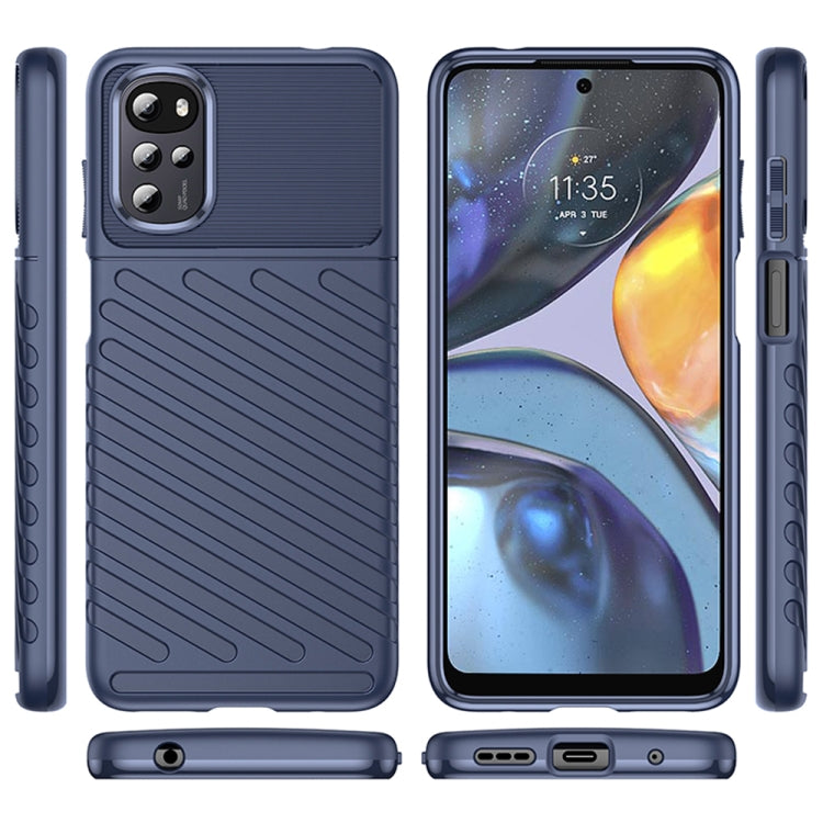 Thunderbolt Shockproof TPU Protective Soft Phone Case, For Motorola Moto E32 India, For Xiaomi 12T / 12T Pro / Redmi K50 Ultra