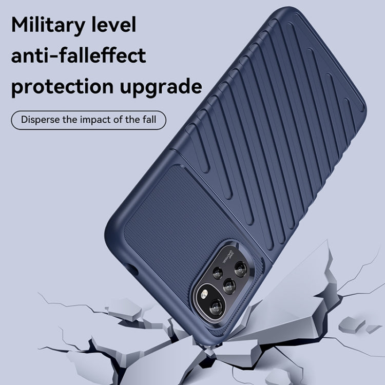 Thunderbolt Shockproof TPU Protective Soft Phone Case, For Motorola Moto E32 India, For Xiaomi 12T / 12T Pro / Redmi K50 Ultra