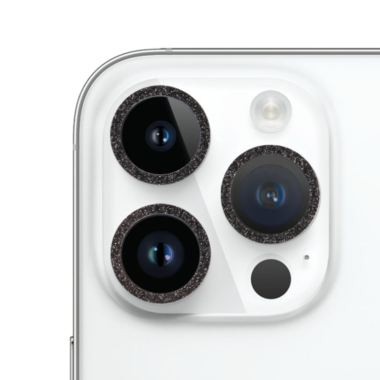 Glitter Ring Tempered Glass Camera Lens Film, For iPhone 14, For iPhone 14 Plus, For iPhone 14 Pro, For iPhone 14 Pro Max