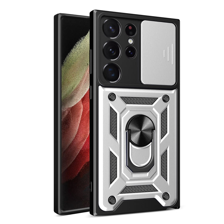 Sliding Camera Cover Design TPU+PC Phone Case, For Samsung Galaxy S23 5G, For Samsung Galaxy S23+ 5G, For Samsung Galaxy S23 Ultra 5G