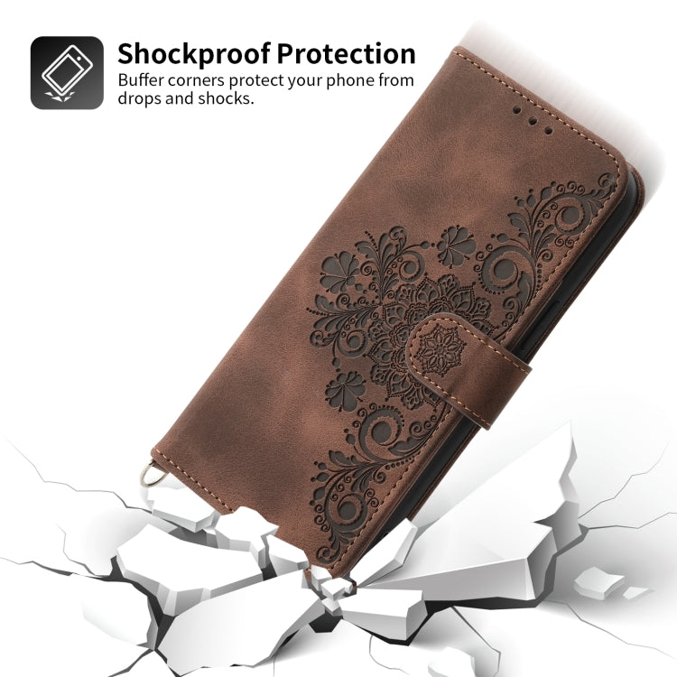 Skin-feel Flowers Embossed Wallet Leather Phone Case, For Samsung Galaxy S22 Ultra 5G, For Samsung Galaxy S22+ 5G, For Samsung Galaxy S22 5G