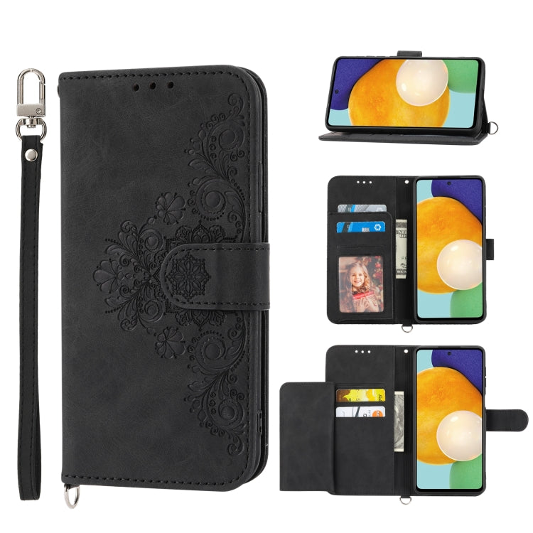 Skin-feel Flowers Embossed Wallet Leather Phone Case, For Samsung Galaxy A13 4G / 5G, For Samsung Galaxy A53, For Samsung Galaxy A73, For Samsung Galaxy A23, For Samsung Galaxy A33 5G, For Samsung Galaxy S20 FE, For Samsung Galaxy S21 Ultra 5G         ...